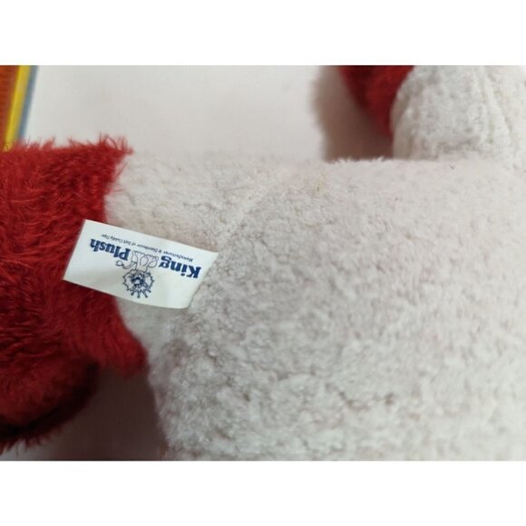 Vintage Kings Plush snowman 2002 white red carrot nose  15inch - Picture 10 of 10